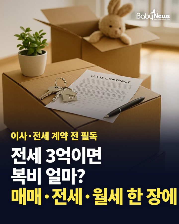 전세 3억이면 복비 얼마? 매매·전세·월세 복비, 한 장에 정리했어요