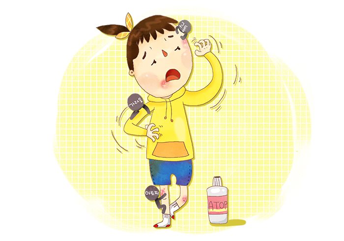 아이의 아토피, 여름철엔 어떻게 관리하나요?