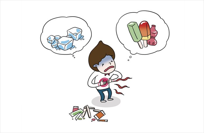 여름만 되면 설사를 달고 살고 배앓이를 하네요